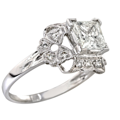Antique Engagement Rings Vintagestyle engagement rings can be much more 
