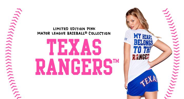 pink texas rangers shirt